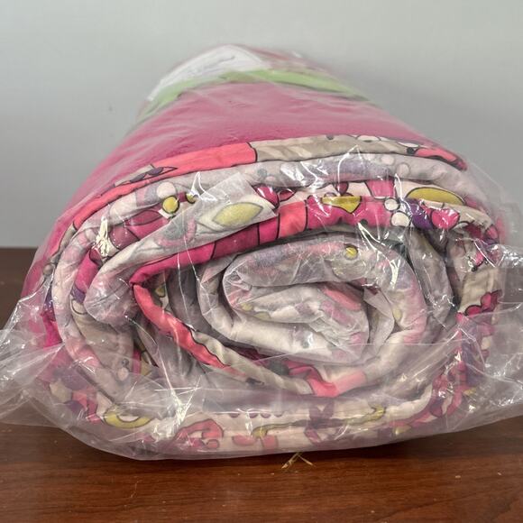 Vera Bradley Paisley Meets Plaid Stadium Blanket 58”x50” NEW - Picture 5 of 7